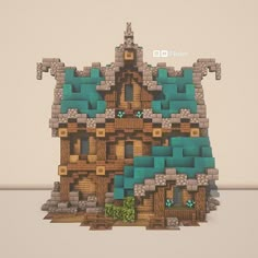 an image of a house made out of lego blocks