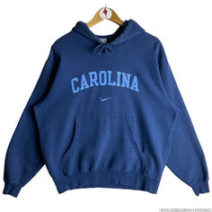 Vintage NIKE UNC Embroidered University of North Carolina Hoodie Pullover Long Sleeve Sweatshirt Easy 30 day return policy Carolina Hoodie, Casual Preppy Outfits, Trendy Outfits For Teens, Cute Lazy Day Outfits, University Of North Carolina, Lazy Day Outfits, Cute Preppy Outfits, Cute Sweatshirts, Cute Comfy Outfits