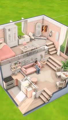 Sims 4 Tiny House Ideas Layout, Tiny House Design Sims 4, Sims 4 Houses Layout Cottage, Base Game Sims 4 Houses Interior, The Sims 4 Basement Ideas, Sims 4 Backstory Ideas, Sims 4 House Inspo Base Game, Sims 4 House Ideas Base Game, Ts4 Apartment Layout