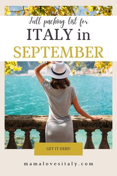 September is one of the best months to visit Italy but you need to pack right for it as late summer can be tricky for temperatures. Learn what to pack for Italy in September with our complete, practical packing list Late Summer Travel Outfits, Late Summer Italy Outfits, Italy Fashion September, How To Pack For Italy In September, Sicily Outfits September, Fall Mediterranean Cruise Packing List, Travel Outfits For Italy In September, Italy Outfit September, What To Pack For Europe In September