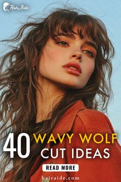 Get inspired by 40 wavy wolf cut ideas that are perfect for creating a laid-back, yet edgy vibe! These cuts add volume and texture to your natural waves.