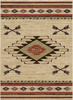 PRICES MAY VARY. Polypropylene Imported 100% polypropylene Durable and soft under foot Easy to clean Fade and stain resistant Western Area Rugs, Southwest Area Rugs, Rustic Color Palettes, Slate Rug, Lodge Design, Tan Rug, Southwestern Rug, Southwestern Area Rugs, Well Woven