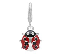 Add a touch of whimsy to your look with this Ariva sterling silver red enamel ladybug charm. The charming ladybug design features a vibrant red and black enamel body, perfect for adding a playful accent to your bracelet or necklace. From Ariva. Ladybug Design, Charm It, Black Enamel, Vibrant Red, Red And Black, Pendant Jewelry, Design Features, 18k Gold, Fine Jewelry