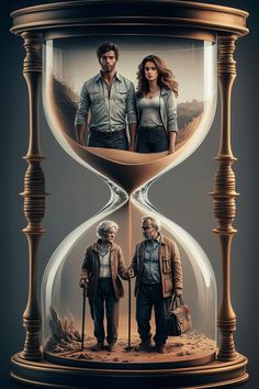 the walking dead season 3 poster shows two people standing in an hourglass with their hands on each other's hips