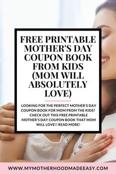 a mother's day coup with the text free printable