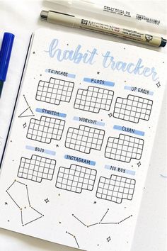 Check out the best bullet journal habit tracker ideas and layouts for january inspiration! #bujo #bulletjournal #habittracker #bujotracker January Habit Tracker, Bullet Journal Designs, January Habits, Habit Tracker Ideas, Bullet Journal Habit Tracker, Journal Habit Tracker, Weekly Log, New Routine