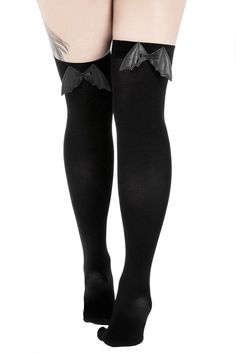 Gothic Thigh High Socks, Black Thigh High Harajuku Socks, Harajuku Style Fitted Knee-high Stockings, Harajuku Style Knee-high Fitted Stockings, Gothic Thigh-high Stockings For Alternative Fashion, Pastel Goth Fashion, Dark Outfits, Long Socks