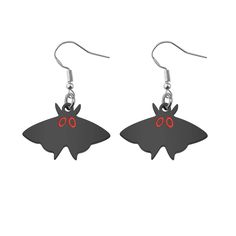 PRICES MAY VARY. Mothman Lover Gift - Looking for some cute earrings to show your love for Mothman? If you are these are the perfect earrings for you! Material – High Quality Stainless Steel; Hypoallergenic and allergy free, a simple and decent accessory would match your outfit perfectly. These earrings are perfect for the Halloween season or all year round! They are very durable and very cute and trendy!! This items will come to you nicely packed in a velvet bag, which is strictly protected fro Monster Creepy, Moth Insect, Boys Jewelry, Halloween Costume Accessories, Scene Kids, Crystal Eye, Halloween Jewelry, Men Earrings, Allergy Free