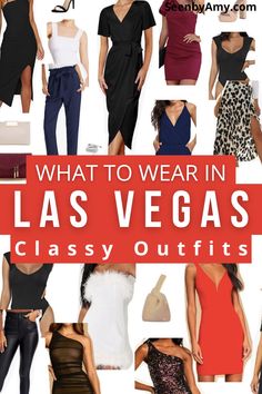 Not sure what to wear in Las Vegas? These are classy Las Vegas outfit ideas. These cover pool party outfits, club outfits, dresses, casual daytime outfits, dinner time outfits, & tips for what to wear in Vegas during each season! Las Vegas Outfit | What To Wear In Las Vegas | Las Vegas Outfit Summer | Las Vegas Summer Outfit Ideas | Cute Vegas Outfits | Vegas Night Outfit | Vegas Attire | Vegas Girls Trip | Vegas Pool Party Outfits | Vegas Vacation | Las Vegas Trip | What To Wear In Vegas Night In Vegas Outfit Party, Las Vegas Wardrobe Weekend, Las Vegas Classy Outfit, Las Vegas Girls Trip Outfits, February Vegas Outfit, Vegas Evening Outfit, Las Vegas Outfits Fall, Modest Vegas Outfit Ideas, What To Wear In Vegas In December