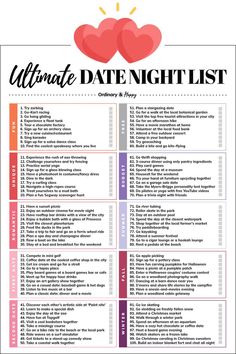 Date Night Checklist, Plan A Date Night For Him, 222 Date Idea, Date Ideas That Start With A, Mystery Date Ideas, Dates Night Ideas, Cute Dating Ideas, Budget Dates Ideas, Date Ideas For Birthday