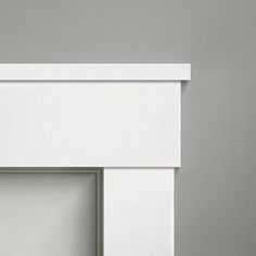 an image of a white door frame on the wall