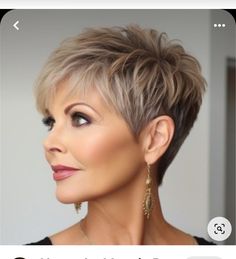 Women Over 60 Short Haircuts, Pixie Wedge Haircut, Short Hair Dos, Chic Short Haircuts, Luxury Luggage, Short Hairstyles Fine, Curly Hair Photos