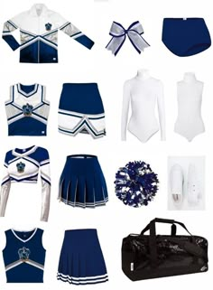 Ravenclaw Cheer Uniform, Harry Potter Cheerleader Outfits, Cheerdance Uniform Ideas, Ravenclaw Cheerleader Outfit, Slytherin Uniform, Harry Potter Uniform, Harry Potter Kostüm, Cheerleader Uniforms