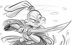 Usagi Yojimbo Comic, Usagi Tmnt, Lunch Drawing, Happy Juice, Cartoon Fanart