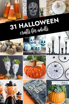 31 halloween crafts for adults to make