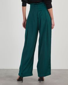 Elevate your look in the Cassandra High Waisted Front Tie Pants in that feature a high rise and wide pant leg. Perfect for putting together sweet holiday and everyday looks. High rise Wide leg fit Waist tie Front zipper & hook closure 100% Polyester Plus Size High Waisted Pants, Pants With Blouse, Green High Waisted Pants, Dark Teal Dress, Kibbe Flamboyant Natural, Tie Pants, Western Wear Dresses, Digital Wardrobe, Dark Autumn