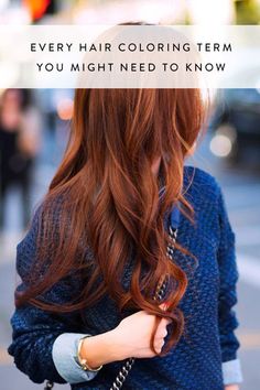 Every Hair Coloring Term You Might Need to Know #purewow #beauty Colored Hair Tips, Fall Hair Color For Brunettes, Copper Hair Color, Hair Color Auburn, 2015 Hairstyles, Long Red Hair, Super Hair, Winter Hair Color