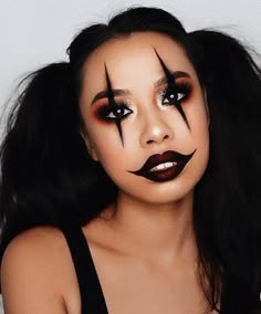 Pretty Makeup Ideas, Halloween Women Makeup, Pretty Halloween Makeup, Makeup Ideas For Halloween