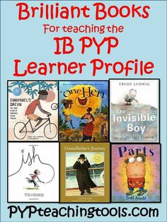 children's books for teaching the ibp learner profile