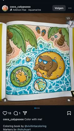 Chiefs Coloring Pages, Water Coloring Pages, Colouring Book Ideas, Coloring Aesthetic, Colouring Book Pages, Coloring Animals, Ohuhu Markers