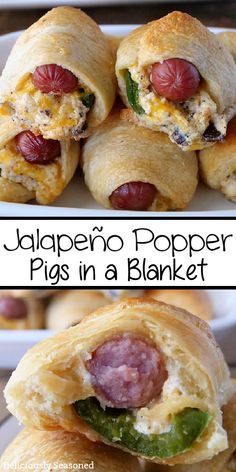 jalapeno popper pigs in a blanket is an easy appetizer for any occasion