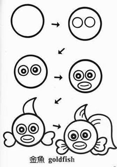 the instructions for how to draw an emoticive face with different facial expressions in chinese