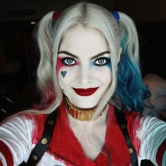 Rant Post, Harvey Quinn, Laura Gilbert, Harley Quinn Halloween Costume, Harley Quinn Tattoo, Harley Quinn Makeup, Halloweenský Makeup, Harley Quinn Halloween, Margot Robbie Harley Quinn