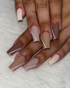 Nail Time, Polygel Nails, Acrylic Nails Coffin Short, Acrylic Nails Coffin, Aesthetic Shoes, Nails Coffin, Coffin Nails, Long Nails, Nail Inspo