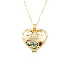 Pretty custom birthstones fill this heart shaped caged locket. Front custom engraving included with purchase. Shop a personalized gold locket necklace now. Sister Presents, Birthstone Necklaces, Silver Ball Necklace, Birthstone Charm Necklace, Locket Jewelry, Gold Heart Locket, Gold Locket Necklace, Sterling Silver Name Necklace, Prom Accessories