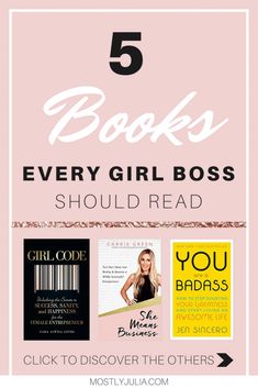 the 5 books every girl boss should read