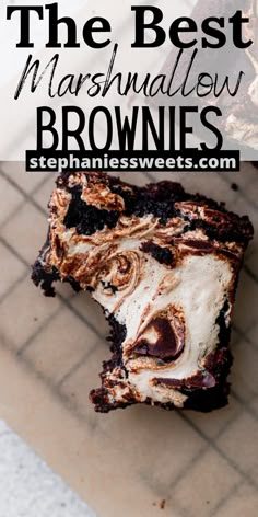 the best marshmallow brownies ever