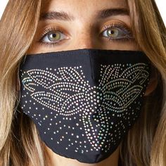 2PC STONE/SOLID FACE MASK Size: One Size.  Color: Black.  Age Group: adult. Cloth Bags, Face Mask, Age Group, Mask, Stone, Clothes, Black, Color