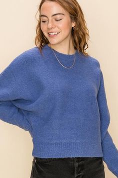 Raglan Top, Bateau Neck, Loose Sweater, Dolman Sleeve, Crew Neck Sweater, Polyester Spandex, Long Sleeve Tops