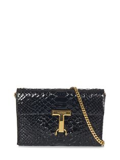 Outside:, 100% Calfskin Tom Ford Bags, Tom Ford Bag, Ford Logo, Bags Black, Crossbody Bag Women, Black Shoulder Bag, Green Shoes, Womens Toms, Mini Shoulder Bag