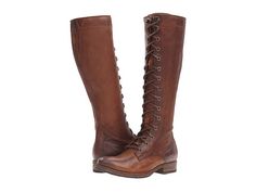 Frye Melissa Tall Lace Tall Brown Boots Nordstrom, Lace Up Ankle Boots Lulus, Frye Veronica Tall Boots, Cognac Boots, Rubber Heels, Pull Up, Tall Boots, Discount Shoes, Lace Boots