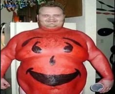 The koolaid man<<<more like koolAIDS man A Man, Orange