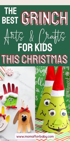 Bring the magic of Whoville home with these fun Grinch Crafts! Perfect for a Grinch Christmas Party or Holiday Activities For Kids, these 16 craft ideas will keep little hands busy. Try Grinch Slime or set up a festive Kids Christmas Party with easy, creative projects. These crafts are sure to make any Grinch Party a hit this season! Grinch Activities For Kids, Grinch Slime, A Grinch Christmas, Toddler Holiday Gifts, Make Christmas Magical, Crafts For Christmas, Preschool Craft Activities