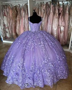 Light Purple Sweet 16 Dresses, Sofia The First Quinceanera, Purple 15 Dresses Quinceanera With Butterflies, Butterfly Quince Dress Purple, Purple Quinceanera Dresses Butterfly, Purple Sweet 16 Dress, Quinceanera Purple Butterfly Dresses, Sweet 16 Dresses Purple Butterfly, White Iridescent Prom Dress