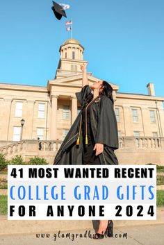 I'm loving some of these best college graduate gift ideas for her already. She's going to find them useful while stepping into the exciting world beyond campus! These unique college graduate gifts for her is perfect for your cherished friends, your ride or die best friend, your lovely girlfriend, or your brilliant daughter. She's going to be doing happy dances in her cap and gown when she finally receives one of these trendy college graduate gifts for her! Graduate Gift Ideas, Grad Gift Ideas, College Graduation Gifts For Her, Graduate Gifts