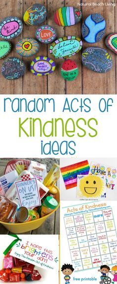 the rainbow acts of kindness leads book with pictures and activities for kids to play in