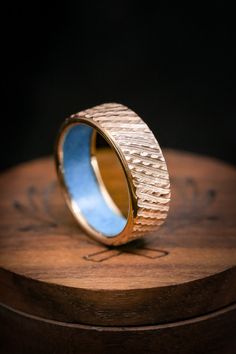 Turquoise Men's Wedding Band - Rugged Wedding Ring - Staghead Designs Luxury Turquoise Men's Engagement Ring, Turquoise Man Ring, Turquoise Mens Wedding Ring, Men’s Wedding Band With Turquoise, Mens Turquiose Rings, Turquoise Ring Engagement, Mens Gold Wedding Band, Staghead Designs, Agate Engagement Ring