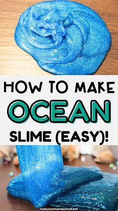 how to make an ocean slime easy