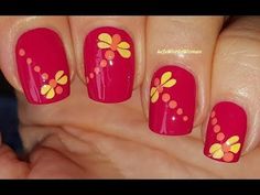 Red Fall Dragonfly #Nailart : In today's #nail tutorial video I paint a cute dry marble dragonfly design in the colors of Fall.First apply base coat to prote... Dragonfly Nails, Dragonfly Nail Art, Red Dragonfly, Art Designs Ideas, Manicure Nail Designs, Red Fall, Nails Polish, Spring Nail Art, Fall Nail Art