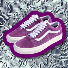 Y2k Vans Old Skool Low Top Pig Suede Purple And White Sneakers Shoes Rare Brand New Never Worn! Sold Out On The Vans Website + Never Restocking Women’s Size Us 7.5 And Fits True To Size Beautiful Purple Colored Suede Material These Sneakers Are Sooo Dope Every Purchase From My Shop Comes With 1 - 3 Free Gifts! . . . . . . . . . (Ignore) Tags: Milkmaid Babydoll Coquette Cottagecore Fluffy Fuzzy Furry Fuzz Sherpa Winter Vacation Y2k Coconut Girl Floral Princess Snow Bunny Goth Gothic Gorpcore Vamp Y2k Coconut Girl, Babydoll Coquette, Vans Old Skool Low, Vans Old School, Snow Bunny, Coquette Cottagecore, Purple Sneakers, White Shoes Sneakers, Snow Bunnies