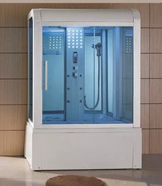 Mesa Yukon Steam Shower 60" x 33" x 87" WS-501 - Zen Saunas Luxury Bathroom Aesthetic, Bath Tub Shower Combo, Steam Shower Units, Shower Sauna, Steam Shower Enclosure, Jetted Bath Tubs, Shower Jets, Steam Bath, Steam Shower