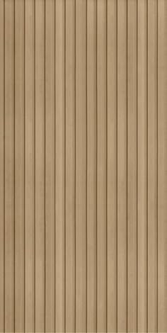 a wooden paneled wall with vertical slats on the bottom and sides, in light brown