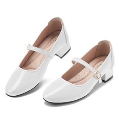 PRICES MAY VARY. 【Superior Quality】- Step into luxury with Hingswink white womens mary jane shoes, designed with double-thick cushioning to provide unparalleled comfort and support. The unique foot pad keeps your feet securely in place, preventing any slipping or sliding. Walk around confidently in these white mary janes shoes for women, knowing you'll be comfortable all day and night 【2-inch Block Heel】Experience stability and style with the sturdy block heel of these white mary janes for women Mary Jane White Shoes, White Low Heels, Womens Mary Jane Shoes, White Mary Janes, 8th Grade Promotion, White Mary Jane Shoes, Heel Mary Janes, Low Heel Dress Shoes, Mary Janes Shoes