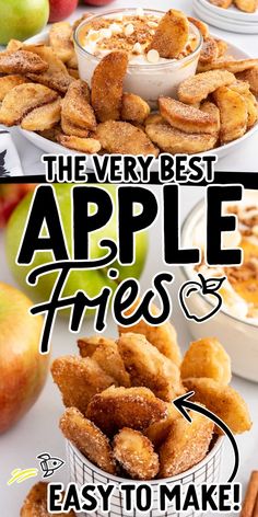 the very best apple fries are easy to make