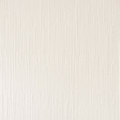 a white wall with vertical lines painted on it and a vase in the foreground