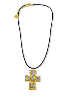 18” chunky gold cross necklace with pavé gold accents available in silver and gold with a 3” extender Adjustable Gold Cross Pendant Necklace, Gold Elegant Metal Cross Necklace, Elegant Gold Metal Cross Necklace, Elegant Gold Cross Necklace, Adjustable Gold Cross Pendant Jewelry, Elegant Adjustable Gold Cross Necklace, Gold Cross Jewelry With Large Pendant, Chunky Cross Necklace, Chunky Gold Jewelry